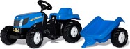 Rollytoys Šliapací traktor New Holland TVT190 s vlečkou