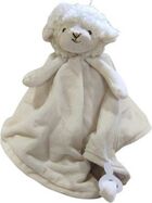 BK MOLLY BABY RUG muchláček ovečka s bílou mašlí na hlavě (30cm) s dárkovým boxem Buko