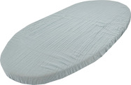 EKO Drap housse en mousseline Blue 40x80 cm