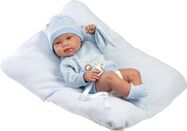 Llorens 84345 NEW BORN NIÑO - muñeca bebé realista con cuerpo de vinilo completo