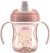 Chicco Hrnček Training s držadlami pink, 6m+