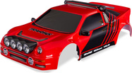 Traxxas karoséria Ford RS200 červená