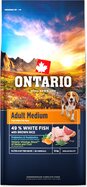 Krmivo Ontario Adult Medium Fish &amp; Brown Rice 12kg