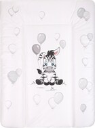 Prebaľovacia podložka mäkká New Baby Zebra biela 70x50