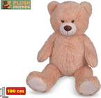 Plush Friends medveď plyšový 100cm krémový s mašľou
