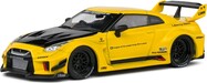 1:43 NISSAN GTR35 LBWK SILHOUETTE YELLOW 2019