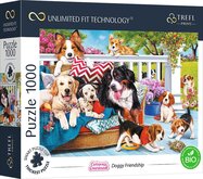 Trefl Prime puzzle 1000 UFT - Carga de ternura: Amistad canina