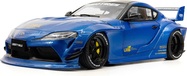 1:18 TOYOTA GR SUPRA LIBERTY WALK BODY KIT BLAU METALLIC - SOLIDO
