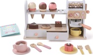 2Kids Toys Cofetărie din lemn 2 în 1