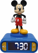 Lexibook Ébresztőóra éjszakai 3D fénnyel Mickey egér