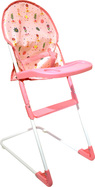 Dolls World Skladacia jedálenská stolička pre bábiky 56 cm