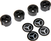 Traxxas kryt matice kolies (4): Mercedes G500