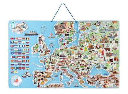 Mappa Magnetica Dell'europa Versione Italiana : Puzzle magnetici