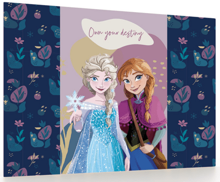 Modello Biglietto D'auguri Bambini Frozen (1)