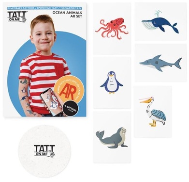 TATTonMe Tatuaggi viventi per bambini Animali marini - Salone di Moda per  Bambini