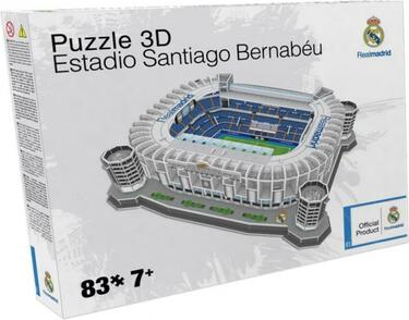 NUOVO NANOSTAD Real Madrid 3d-Puzzle Santiago Bernabéu stadio 83 pezzi calcio 