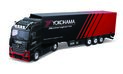 Bburago 1:43 MB Actros Gigaspace / Trailer - Yokohama