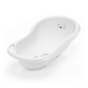 Bañera 84cm "Moon" con tapón, White