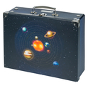 BAAGL Valigetta scolastica pieghevole Planet con decorazioni