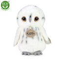 Bufniță de pluș albă 18 cm ECO-FRIENDLY