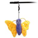 Animali giocattolo con canna Magic Cat con mix di erba gatta 41 cm