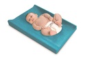 Bezug für Wickelauflage Frottee Weiß 80x50 cm
