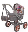 Kinderwagen für Puppen mit Tasche