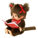 Monchhichi Mončiči dievča s knihou 20cm