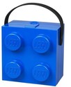 LEGO box s rukoväťou - modrá