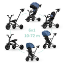 QPLAY Dreirad Nova Niello Blue, klappbar, Alter 10-72 Monate