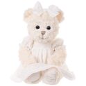 BK SELMA ours blanc en robe avec nœud (50 cm) Bukowski Design