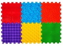 Ortek Cuscino ortopedico da massaggio Puzzle "Marino" 6 elementi