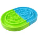 Ciotola Dog Fantasy Labirinto rallentatore contro la deglutizione verde-blu 40x30x4,8 cm