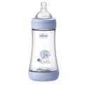 CHICCO Fľaša dojčenská antikoliková Perfect5 240 ml chlapec stredný prietok 2m+
