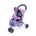 DeCuevas 90276 Poussette sportive pour poupées à trois roues Magic Bubble 2024 - 55 cm