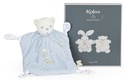 Kaloo Doudou en peluche pour bébé Ourson bleu Perle