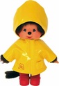 Monchhichi Mončiči chlapec so žltým pršiplášťom 20cm