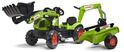 Falk Trattore a pedali 2040N Claas Arion 410 con caricatore, escavatore e rimorchio