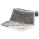 Cuscino per termosifone in peluche 45x24x31 cm grigio