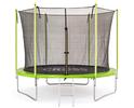 Trampoline CROSS avec filet, vert noir, 306x306x250cm