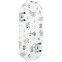 Bavlnené prestieradlo do kočíka New Baby Safari II 35x75 cm