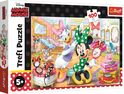 Trefl Puzzle 100 Teile – Minnie im Disney Minnie Schönheitssalon