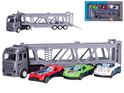 Avtomobilski transporter 22cm kovinski prosti tek z avtomobili 3kos 7cm kovinski prosti tek