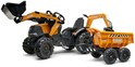 Falk Tracteur à pédales 997W Case CE 580 Super N orange
