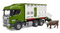 Bruder Превозвач на животни Scania с фигура на крава