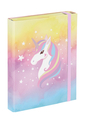 BAAGL Ordner für Schulhefte A5 Rainbow Unicorn