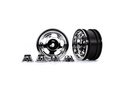 Disco Traxxas 2.2" cromado con tapas (2) (para #8255A)