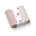 BABYONO Plienky mušelínové Super Soft 3 ks, Grey 70 x 70 cm