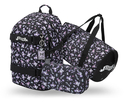 BAAGL CONJUNTO 3 Skate Kuromi Black: mochila, estuche, bolsa deportiva GRS
