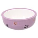 Bowl Magic Cat kerámia macskamancs lila 13x5cm 330ml